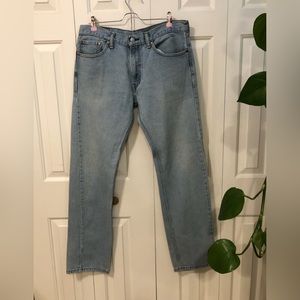 Levis 505 . Size 33/34. Light blue jeans .